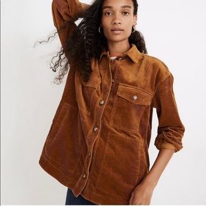 Madewell corduroy yorkway shirt jacket